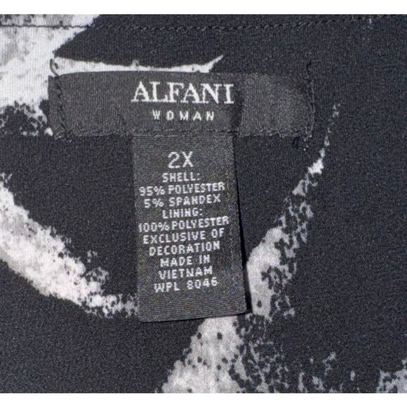 Alfani Womens 2X Top Unique Artistic Avant Garde Feminine Statement Crochet - Picture 3 of 7